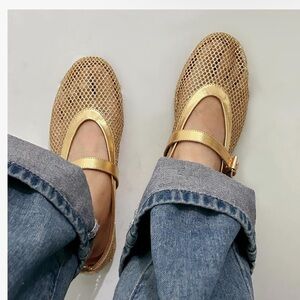 Mesh Ballet Flats brand new